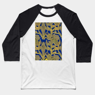 African Print Pattern Baseball T-Shirt